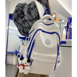 Schultaschen Schultasche für weibliche College-Studenten Hohe Kapazität Rucksack Mittelkoreanische Version Einfach