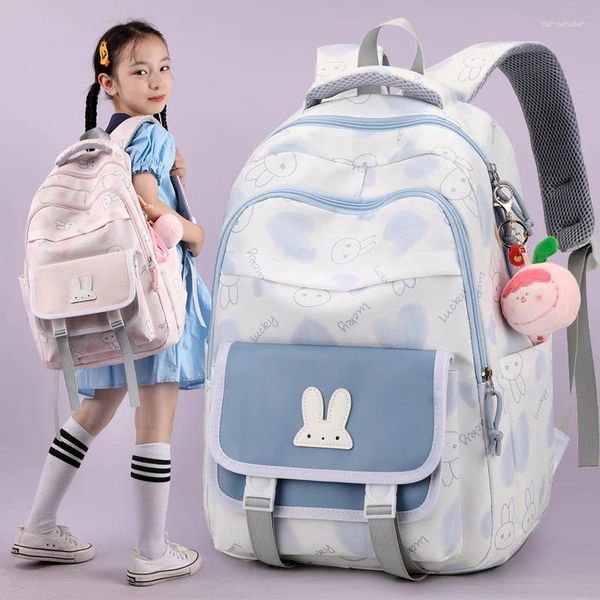 Sacs d'école cartable pour filles du primaire de la 3e à la 6e année, sac à dos doux imprimé mignon pour sœur, sac de livre de haut niveau d'apparence