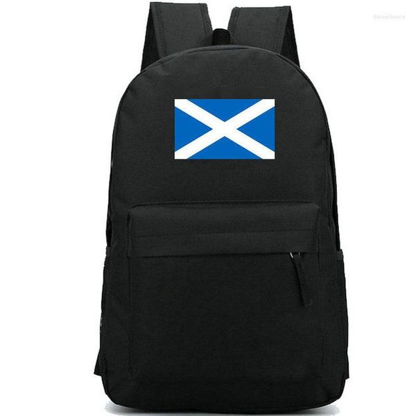 Sacs d'école Ecosse Sac à dos Cross Flag Daypack Great Alba Cartable Bannière Sac à dos Cartable Sac Imprimer Day Pack