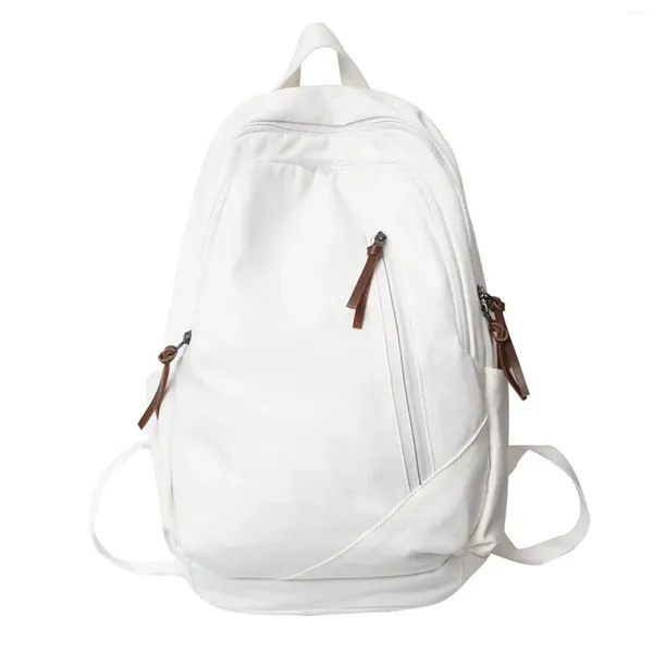 Sacs d'école Sac à dos simple pour les adolescents Books Middle Bookbags Boys Randonnée Hommes