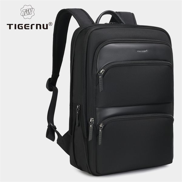 Sacs d'école Tigernu extensible mince homme affaires voyage sac à dos hommes étanche 15.6 pouces sac à dos pour ordinateur portable pour hommes 220926