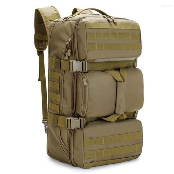 Bolsas escolares Mochila de viaje Bolsa militar táctica Mochila de senderismo impermeable Paquete de hombro de nylon al aire libre para acampar Escalada Molle