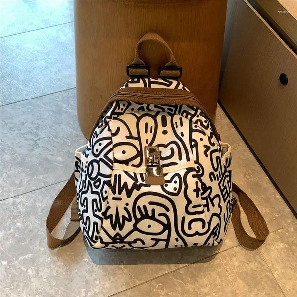 Sacs scolaires voyagent sac à dos pour femmes imperméable en tissu oxford