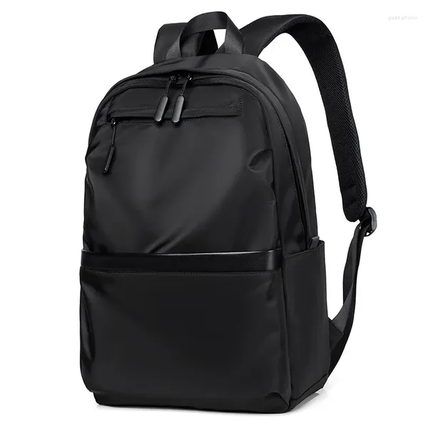 Sacs d'école capacité de voyage hommes solide étudiant vente grand Style en Nylon cartable sac à dos d'affaires couleur sur