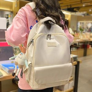 Bolsas escolares Trendy Lady Kawaii Mochila Estudiante Moda Mujer Laptop Book Bag Mujer Linda College Girl Travel