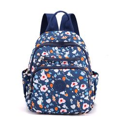 Schooltassen Vento Marea Mini-rugzak Bloemenprint Dames Schoudertas Preppy-stijl Waterdicht Nylon Vrouwelijke rugzak Portemonnees voor meisjes 231005