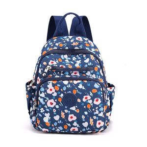 Sacs d'école Vento Marea Mini sac à dos fleur impression femmes sac à bandoulière Style Preppy imperméable en nylon femme sac à dos sacs à main pour les filles 231005