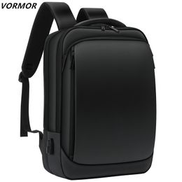Sacs d'école VORMOR marque sac à dos pour ordinateur portable hommes 14 15.6 pouces sacs à dos scolaires étanches USB charge affaires mâle sac de voyage 230214