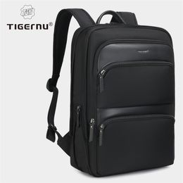 Garantía de mochilas escolares Mochila expandible para hombres Mochila de viaje delgada impermeable 15 6 pulgadas Laptop para Mochila 230328