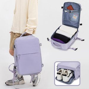 Sacs d'école étanches pour femmes, sac à dos pour ordinateur portable de 14 pouces, avec Port de chargement USB, compartiment pour chaussures de voyage pour filles