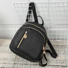 Schultaschen Wasserdicht Nylon Frauen Rucksack Freizeit Rucksack Kleine Student Casual Tasche Schulter Mode Handy Handtasche