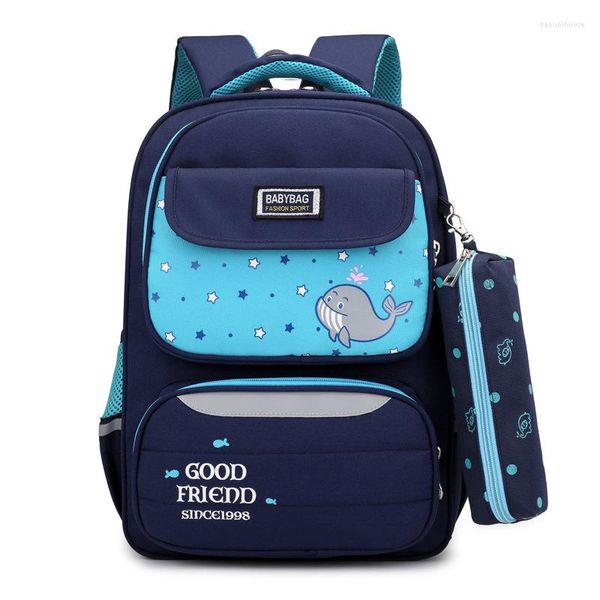 Sacs d'école étanche cartable orthopédique pour enfants sac à dos enfants livre sac primaire sac à dos crayon deux pièces ensemble