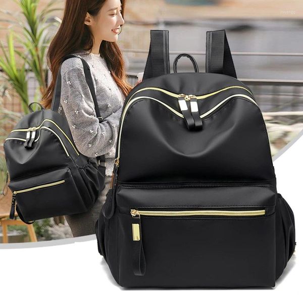 Mochilas escolares para mujer, mochila de ocio a la moda, mochila coreana para mujer, mochila de viaje informal para niñas, bolso de hombro de tela Oxford