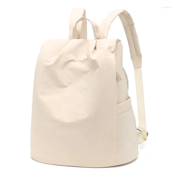 Sacs d'école femmes sac à dos de haute qualité Anti-vol Oxford cartables jeunesse fille tissu Simple collège vent sac à bandoulière