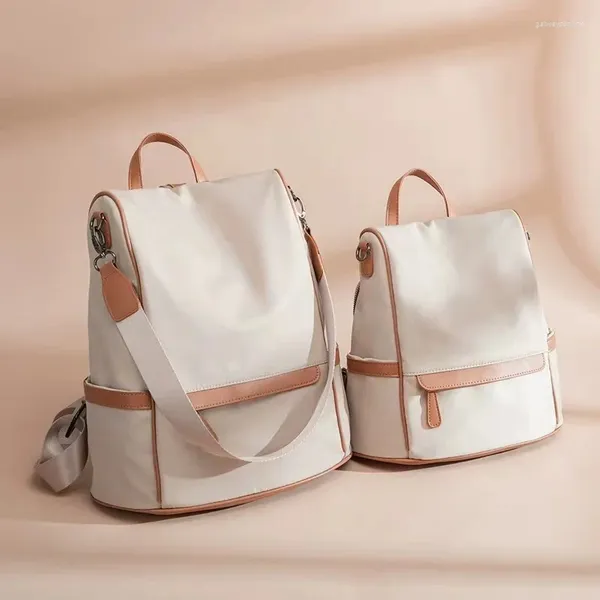 Mochilas escolares para mujer, Mochila de tela Oxford, bolso de hombro, Mochila de viaje de gran capacidad, Mochila escolar para mujer, bolso de 2 tamaños