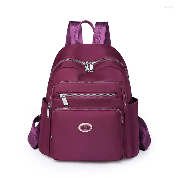 Sacs d'école pour femmes, sacs à dos de printemps pour adolescentes, sac en tissu Nylon de grande capacité, sac de voyage pour dames, 2024