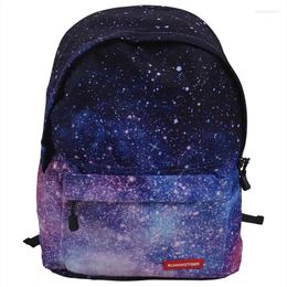 Sacs d'école femmes toile sac à dos élégant Galaxy Star univers espace filles