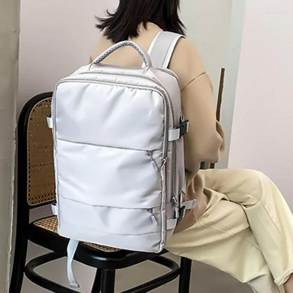 Mochilas escolares para mujer, morral ligero de gran capacidad a la moda para niñas y estudiantes, mochilas portátiles versión coreana 2024