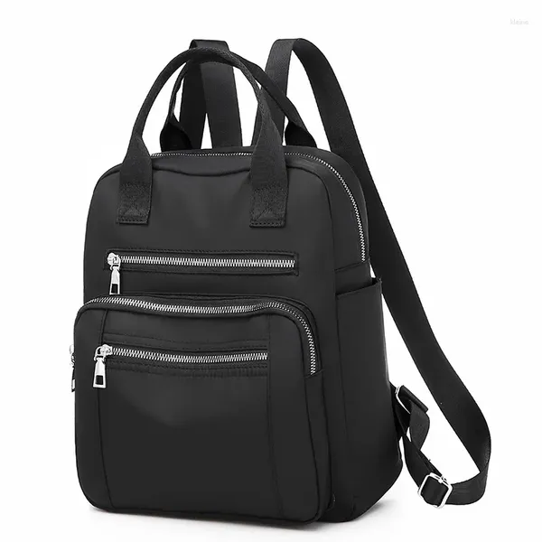 Mochilas escolares para mujer, mochila Oxford impermeable de viaje para mujer, bolso de gran capacidad, bolso suave para adolescente