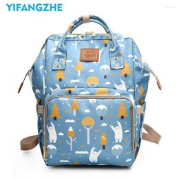 School Bags YFZ Diaper Bag Backpack Baby Boys Girls Travel For Mom Insulated Pockets Nappy With USB Charging Port