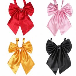 School dres for girls bow tie lady jk uniformen veren knoop vlinderdas kraag cravat anime zeemanspuit middelbare scholieren binden o2o0#