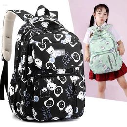 Escuela para niños grandes niñas mochila mochila impermeable niños mochila ortopédica bolsas primarias uthjq