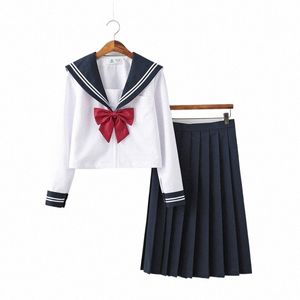 School Girl Cosplay JK Uniforme Femmes Chorus Performance Manches courtes Lg Uniformes de marin japonais Anime pur et beau S0GS #