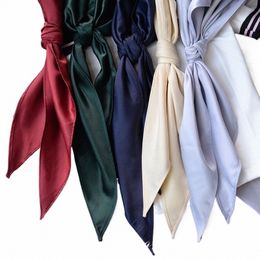 Schoolmeisjes Driehoekige sjaal Stropdas Japanse Koreaanse studenten Stropdas Choker voor JK Uniformen Dassen Rood Groen Marine Roze Blauw D9hf #