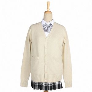 School JK Uniform Trui Jas Anime Cosplay Kostuums Vest Bovenkleding Trui 10 Kleuren Lg-mouwen Breien Jas Voor meisjes o0p1 #