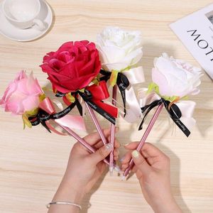 Schule Bürobedarf Schaum Rose Schreibwerkzeug Künstliche Blume Unterschrift Gelschreiber Kugelschreiber Neutral