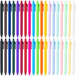 SchoolOffice Écriture Papeterie En Caoutchouc Presse Stylo À Bille En Plastique Morandi Couleurs Finition Douce Caoutchouté Promotionnel Stylo À Bille Pas Cher en solde