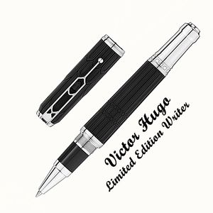 Stylo à bille de qualité scolaire Hugo Black Papeterie Silver Roller Bons stylos / Stylo à bille Victor Box No Office Cjfrq