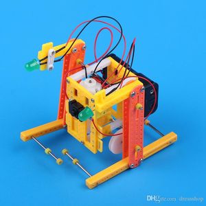 Schoolwetenschap en technologie Kleine productiewetenschap en onderwijs speelgoedmateriaal Pakketuitvinding Robot Intelligence Equipment