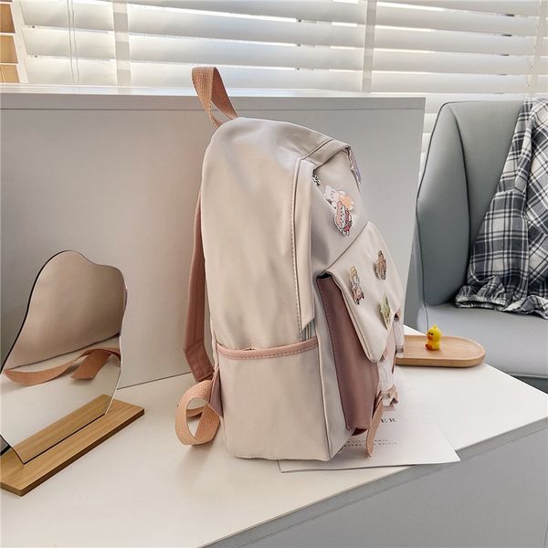 Mochila femenina coreana Harajuku Ulzzang, mochila para estudiantes de secundaria y universidad, estilo Ins Mori, mochila escolar de estilo japonés