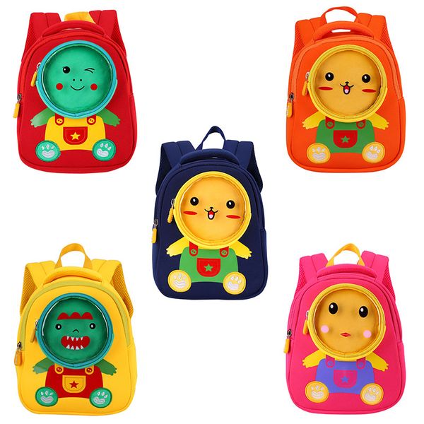 Mochila escolar impermeable unisex GREATOP pequeño bebé lindo 3D Mochila para niños preescolar guardería niños niñas Mochila chico bolsas