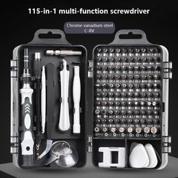 Schroevendraaier 115 in 1 schroevendraaierset Schroevendraaierbitset Multifunctionele precisie Mobiele telefoon Bril Horloge demontage reparateur gereedschap