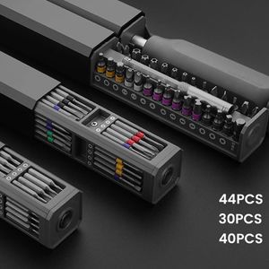 Schroevendraaier 30/40/44 pièces jeu de tournevis de précision embouts de tournevis à fente hexagonale Torx magnétique pour téléphone PC entretien réparation outils à main
