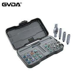 Schroevendraaier GVDA 24 en 1 Mini jeu de tournevis à cliquet de précision Kit d'outils de réparation d'ouverture tournevis magnétique domestique outil à main