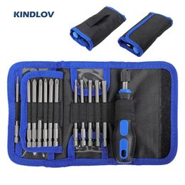 Schroevendraaier KINDLOV 24-in-1 schroevendraaierset Snelsluiting Hex Torx Phillips Lange schroevendraaierbitset Magnetische bithouder Handgereedschap