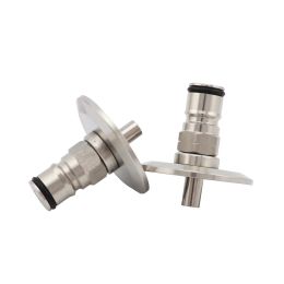 Schroevendraaiers 1.5 "Tri Clamp to Ball Lock Post, SS304 Sanitary Brewer ajusté de 50,5 mm Ferrule OD pour Home Brew Beer Fermentation