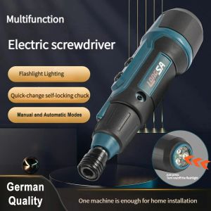 Schroevendraaiers Tournevis électrique 3,6 V avec éclairage de lampe de poche Mini vis de démontage Vis Petit lot électrique Tournevis à batterie au lithium