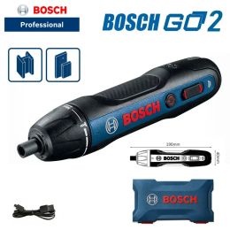 Schroevendraaiers Bosch Go 2 Jeu de tournevis électriques professionnels Tournevis automatique rechargeable 3,6 V Perceuse à main multifonctionnelle Bosch Go