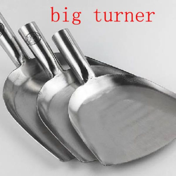 Schroevendraaiers Turner en acier inoxydable outil de cuisson à long manche chef de restaurant grands tourneurs spatule ustensile Wok grande pelle accessoires de cuisine