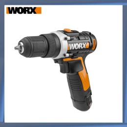 Schroevendraaiers Worx 12V mini-elektrische boormachine WX128.1 accuschroevendraaier DC elektrische boormachine oplaadbaar handgereedschap huishoudelijk