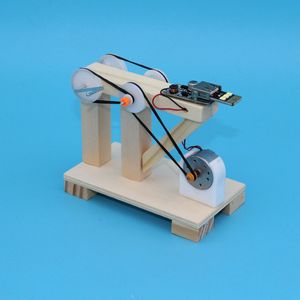 Wetenschap en technologie kleine productie kleine uitvinding zelfgemaakte handdrukgenerator wetenschappelijk speelgoed experimenteel assemblagemodel