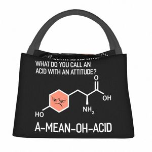 wetenschap chemie patroon lunchtas biologie grappige lunchbox voor unisex reizen draagbare koeltas print tote voedselzakken 74mT #