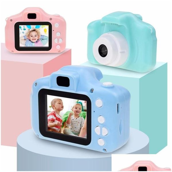 Découverte scientifique Meilleur Mini Dessin Animé Prendre Po 2 Pouce Hd Sn Appareil Photo Numérique Pour Enfants Enregistreur Vidéo Caméscope Jouets En Gros Pour Les Enfants Dh6Z7