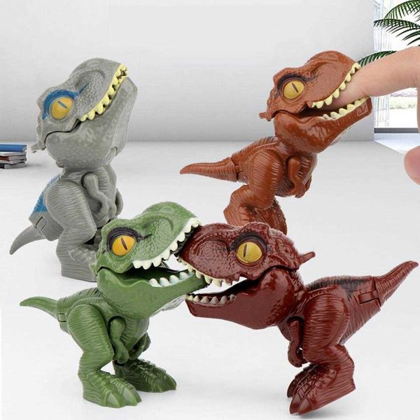 Science Discovery Modelo de dinosaurio Juguetes Huevo de dinosaurio Boca móvil Simulación conjunta Dinosaurio Ciencia Educación Juguete para niños Kid Decoración de escritorio Y2303