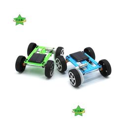 Wetenschap Ontdekking Diy Wetenschap Zonne-speelgoed Auto Educatief speelgoed voor kinderen Power Energy Raceauto's Experimentele set Drop Delivery-speelgoed Gi Dhacr