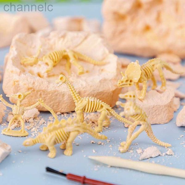 Science Discovery Éducatif Dinosaure Fossile Excavation Jouets Archéologique Fouille DIY Modèle D'assemblage Pour Enfants Garçons Filles Anniversaire Cadeaux De Noël